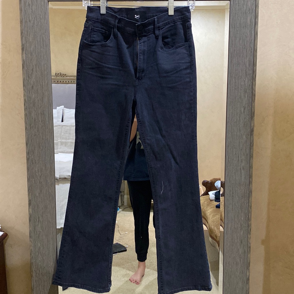 3x1 Denim Cropped High Rise Bootcut Jeans 3x1 Denim Cropped High Rise Bootcut Jeans